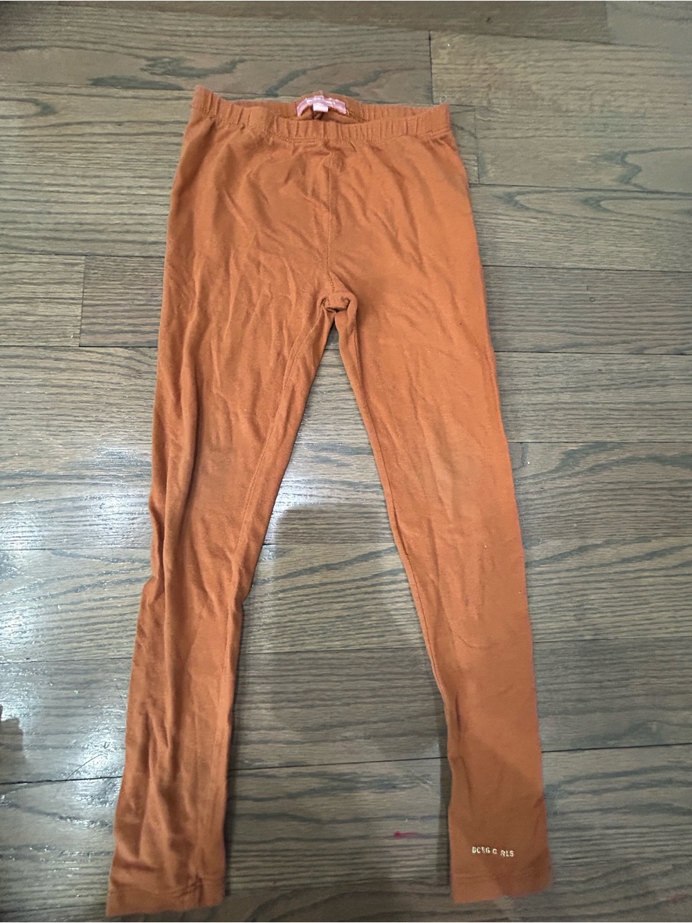 BCBG Girls Orange Leggings Size 6X School Casual Stretch Pants